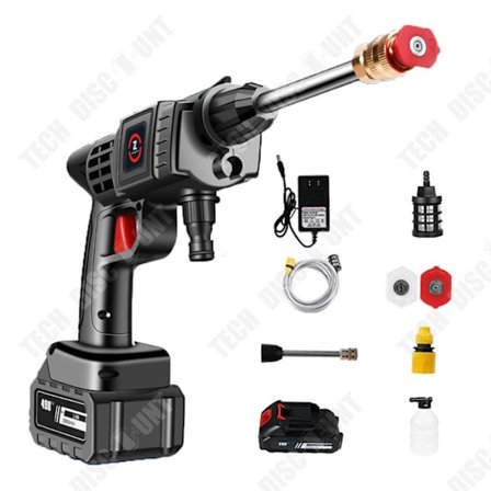 Högtryckspistol - TD - 20000 mAh - 30 bar - Justerbar munstycke - Spray 7m