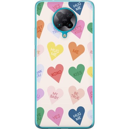 Kompatibelt Mobildeksel til Xiaomi Xiaomi Poco F2 Pro CandyHearts