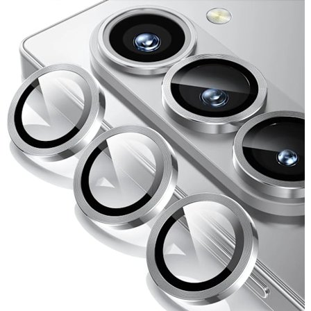 3-pack Kamera Metallring Skydd kompatibel med Samsung Z Fold 4 5 6 Lins Film Baksida Härdat Glas