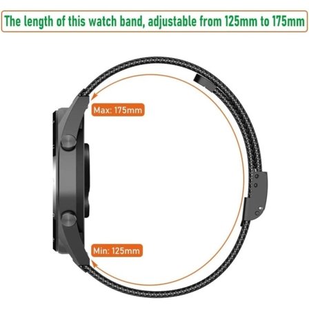 Kudottu verkkometallinen kellon ranneke miehille ja naisille, universaali ranneke älykelloihin ja Seiko-kelloihin 20mm kulta