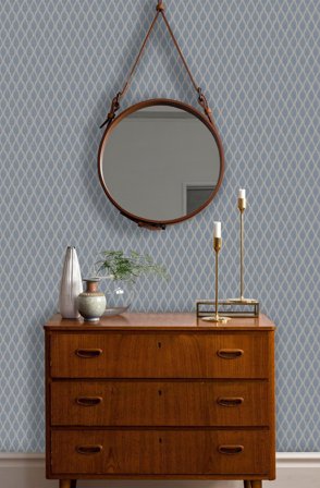 Duro Dun 391-05 Tapet Duro 1900 Blå, Färg & tapeter