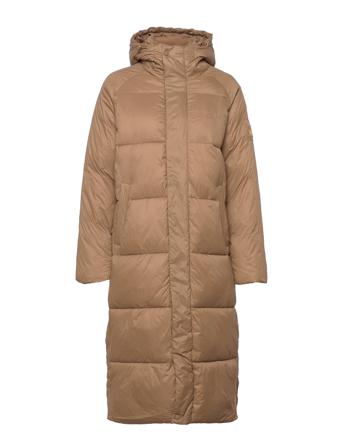 W. Loose Hood Coat Beige Svea