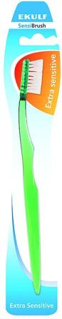 Ekulf SensiBrush Tandbørste, Medicin & Pleje, Tandbørster, Voksentandbørster