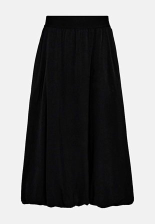 Freequent - Ballonnederdel med lommer i sort til damer i størrelse XXL (46) - Cellbes