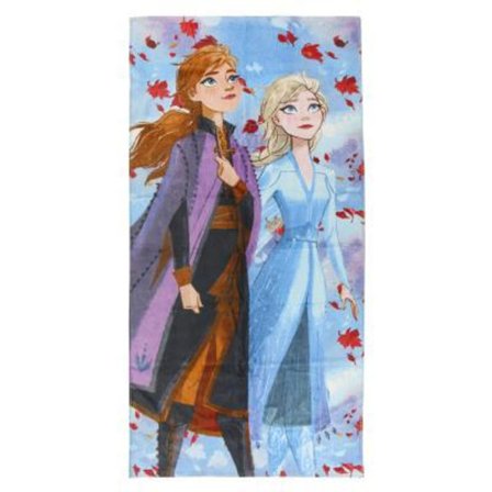 Frozen II handduk 140 x 70 cm 88% bomull elsa anna