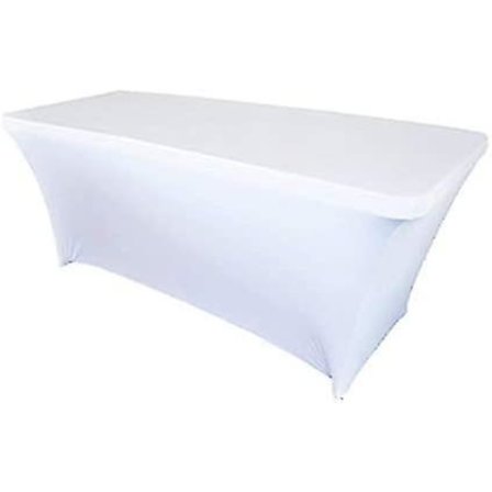 Rektangulær Elastisk Dug til Cocktailborde, Bryllupsborde, Bar, Banket, Fest