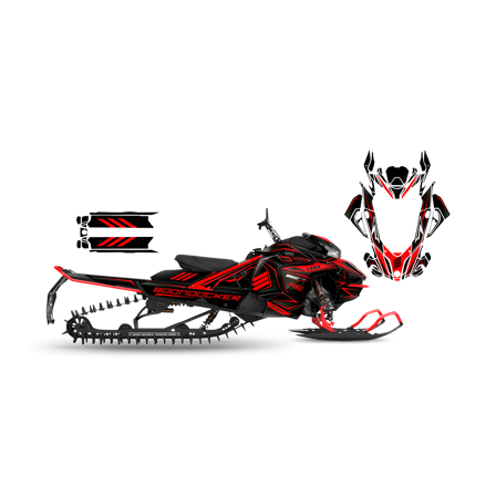 Dekalkit SweTown Race Line Red - Lynx Xtrim RE 3500 850 E-Tec 2018-2018