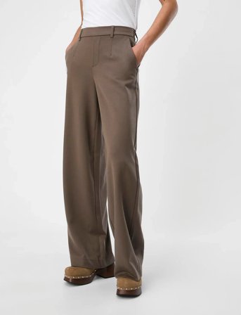 Object Objlisa Wide Pant Noos - Brown - 34