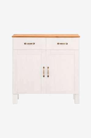 Loft24 - Skænk Alby 2 låger/2 skuffer - Hvid - Skænke & sideboards - Fra Homeroom