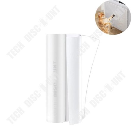 Suojatarra - TECH DISCOUNT - 30x45cm - Läpinäkyvä - Naarmuuntumaton - Puolistaattinen