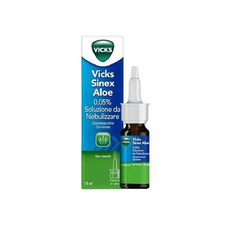Vicks Sinex Spray Nasale Per Naso Chiuso Con Aloe Vera 15ml