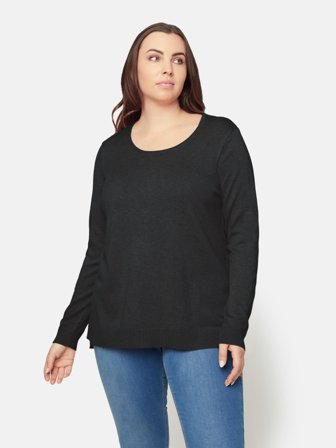 CISO - Langærmet Strik - Sort