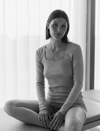 Rosemunde Rwbelmo Ls T-Shirt - Cream - M