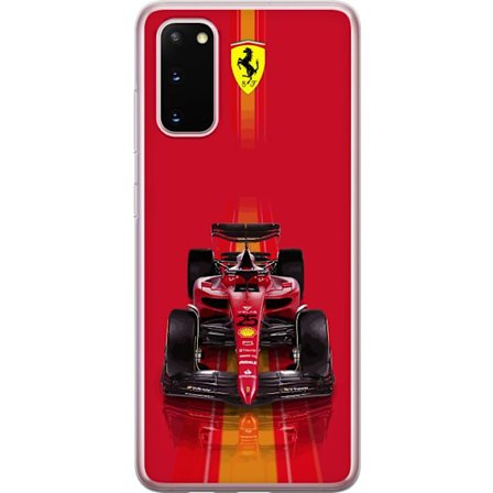 Yhteensopiva Puhelinkuori Samsung Samsung Galaxy S20 Ferrari Formula 1 -auto ikonisessa punaisessa muotoilussa urheilullisella tarkkuudella