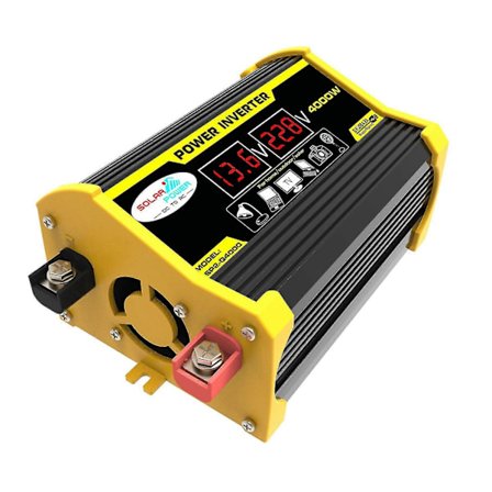 600W 12V Bil Inverter Omvandlare Laddare Adapter Dubbel USB Volta LCD-Skärm