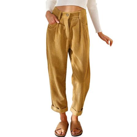 Kvinnor Hög Midja Palazzo Pant Straight Leg Loungewear