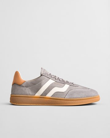 GANT Herren Cuzmo Sneaker aus Veloursleder (44) Grau