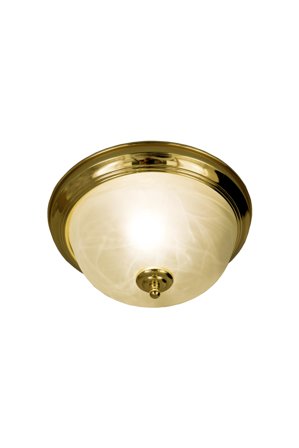 Aneta Lighting NAPOLI plafond bad, antik/hvit, IP44, 60W E27