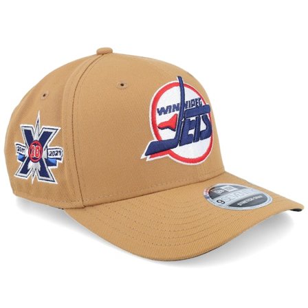 New Era - NHL Beige adjustable Cap - Hatstore Exclusive x Winnipeg Jets Mascot 9SEVENTY Bronze Adjustable @ Hatstore
