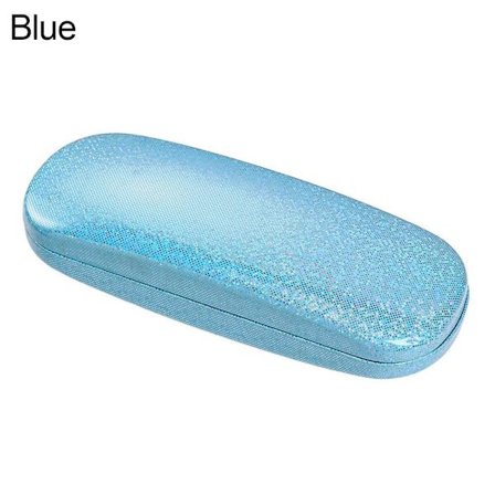 PU Optisk Brilleetui Briller Beskyttelsesboks BLÅ