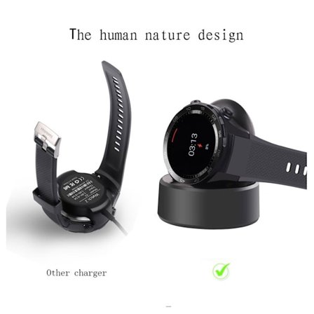 Huawei Watch 2 laddar stativ - Svart