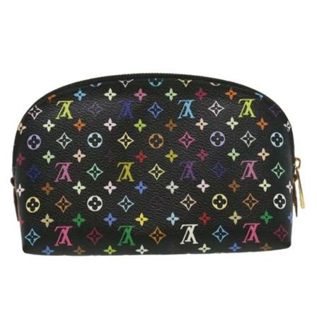 Louis Vuitton Vintage, Pre-owned Canvas pouches Zwart, Dames, Maat:ONE Size,leer