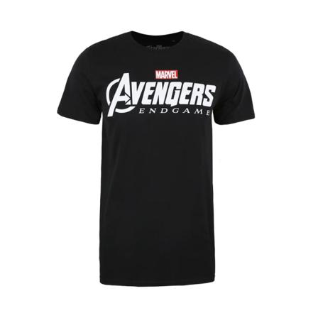 Avengers Endgame Herr Logotyp T-shirt S Svart