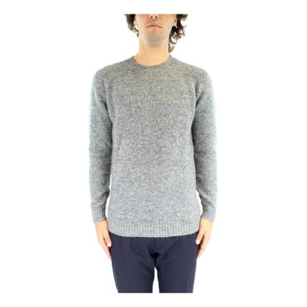 Kangra, Round-neck Knitwear Grijs, Heren, Maat:M