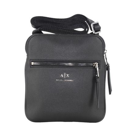Armani Exchange - Axelväskor - Svart - Herr - Storlek: One Size, Herr, Storlek: ONE SIZE