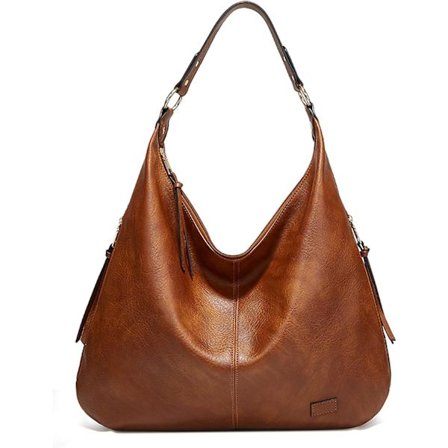 Dame Skulderveske Stor Kapasitet Tote Shopper Håndveske Brun