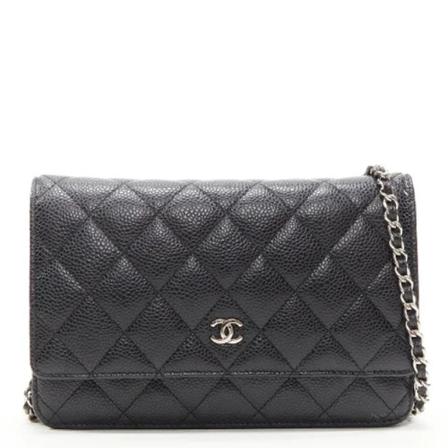 Chanel Vintage, Pre-owned Cross Body Bags Zwart, Dames, Maat:ONE Size,leer