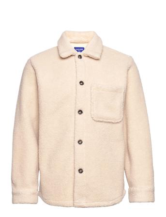 Jorowen Teddy Off Piste Overshirt Ls Overshirts Creme Jack & J S