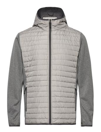 Jjemulti Quilted Jacket Noos Fôret Jakke Grå Jack & J S*Betinget Tilbud