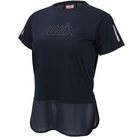 Swix Women's Motion Mesh T-Shirt Women Short sleeved fitness sweater Blue XL