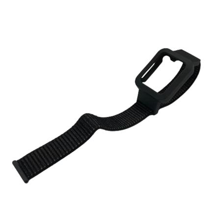 Pehmeä nylon, hengittävä säädettävä hihna Redmi Watch 1/2 Lite -kellolle Musta