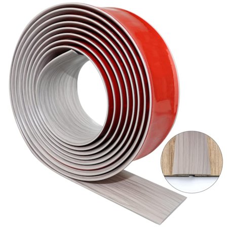 2mx5cm Selvklæbende Dørtrinsliste, Gulvovergangsliste, PVC Dekorativ Liste, Vinyl Gulvbelægningsliste til Samlingsforbindelse, Tæppeovergang