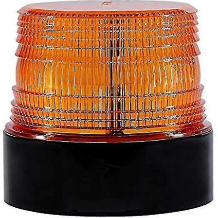 12v Led Trådløs Strobe Lys Magnetisk Blinkende Nødsignal Lys (orange) (FMY)