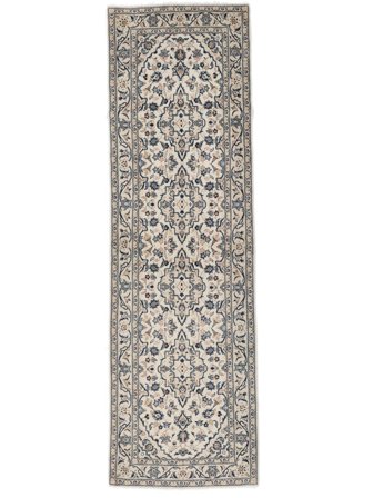 Keshan Fine Teppich Orientalischer Läufer Beige/Grau (Wolle, )