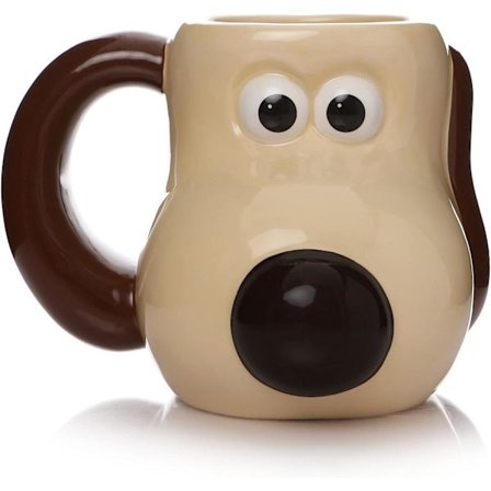 Half Moon Bay Gromit Mugg | Wallace och Gromit Mugg | Rolig Mugg Stor Mugg | Wallace och Gromit Gåvor | Roliga Presenter för Män