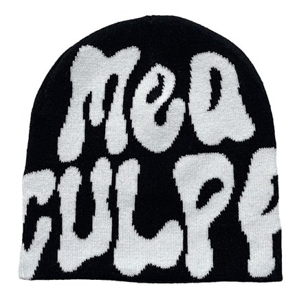 Y2k Beanie Huer Strikket Uld Hat Brev Jacquard Hat Hip-hop Breve Tide Cap Søde Mænd Kvinder Hule Breve Skyggeløs Cap Strikket Cap