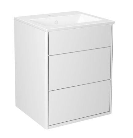 Gustavsberg Graphic Kommodpaket slät, vit, 45 cm, Badrum
