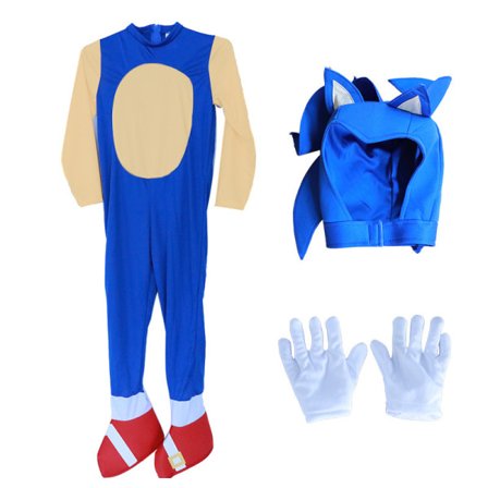 IC Sonic kostymer for barn rollespill cosplay klær Sonic Z