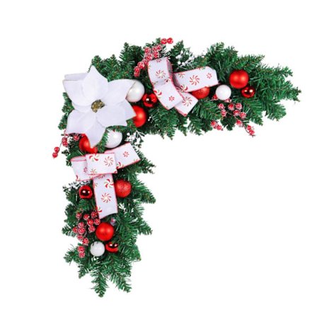 Joulukoriste Sisäkäyttöön Tarkoitettu Keinotekoinen Oven Seppele Hotelliin, Tupaantuliaisiin, Syntymäpäivään