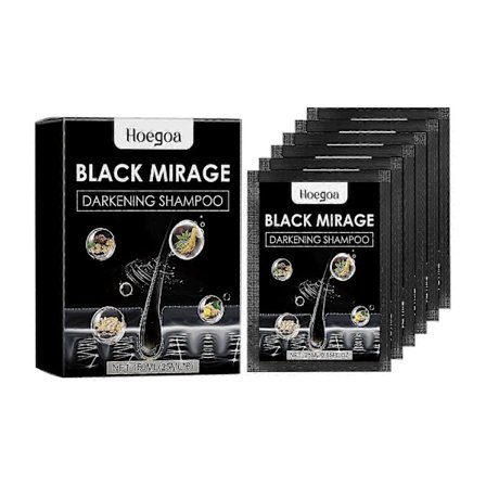 Hoegoa schampo för svart hår, Polygonum multiflorum-essens ger näring och vårdar håret, naturligt svart hår, slätt och glänsande schampo