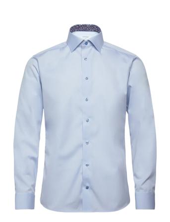 Men's Shirt: Business Poplin Paita Bisnes Sininen Eton