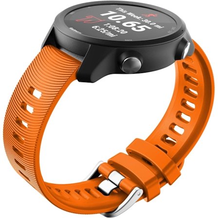 Garmin Forerunner 645 hihna / 245 hihna, 20 mm:n vaihtohihna pehmeästä silikonista Vivoactive 3 Music Vívomove HR Forerunner 645/245 Music -laitteille
