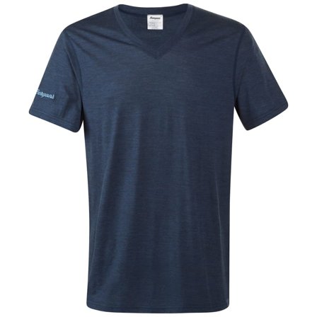 Bergans Men's Bloom Wool Tee Men short-sleeved sweaters Blue S