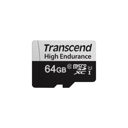 Transcend 350V - flashminnekort - 64 GB - microSDXC UHS-I
