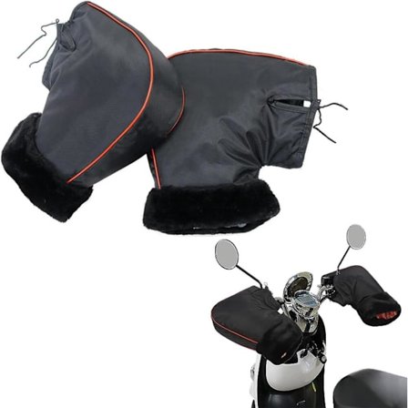 Universelle håndtagsvarmere til motorcykel, vinterkompatible håndvarmere til snescooter, beskyttende vandtæt scooterhåndtag