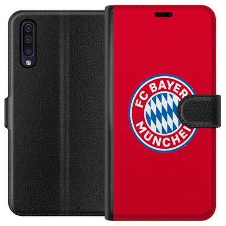 Kompatibel Tegnebogsetui til Samsung Galaxy A50 Bayern röd logo